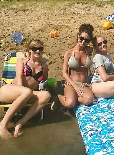 wife and friends