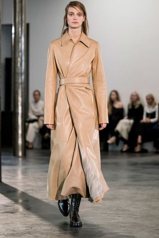 Brown Leather Coat - by RedBull