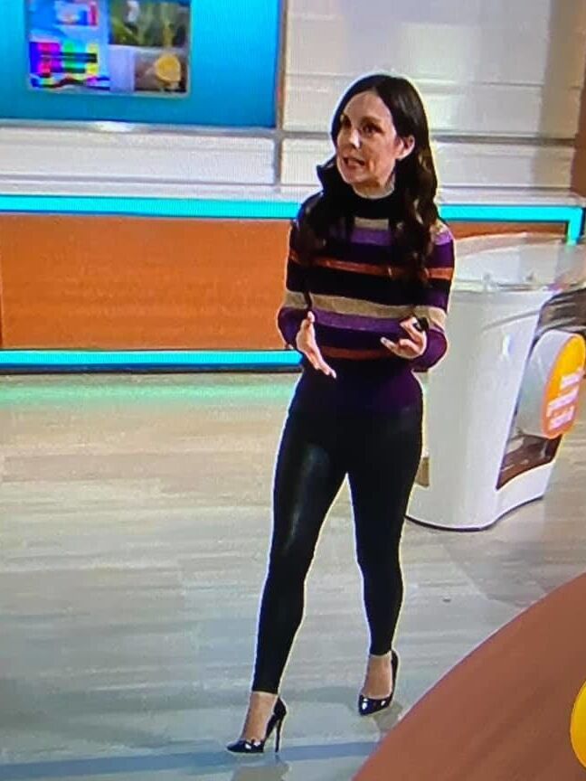 Lust for Leggings! WeatherGirl Laura Tobin