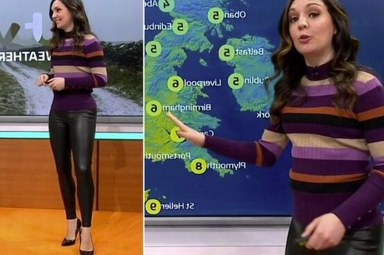 Lust for Leggings! WeatherGirl Laura Tobin