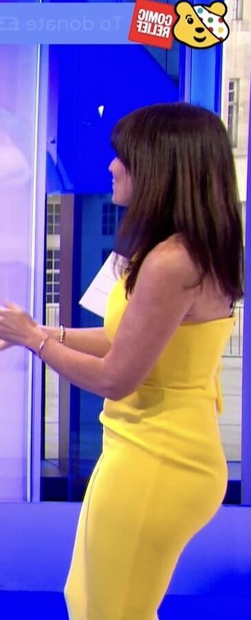 Davina McCall,Very tight yellow dress, The Big Night In