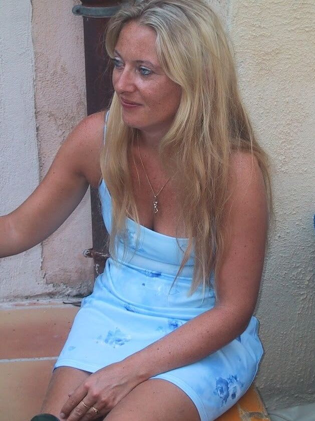 Matures wearing Blue Dresses