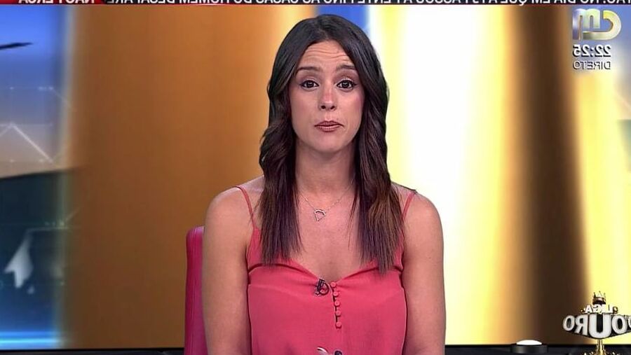 TV reporter Andreia Candeias