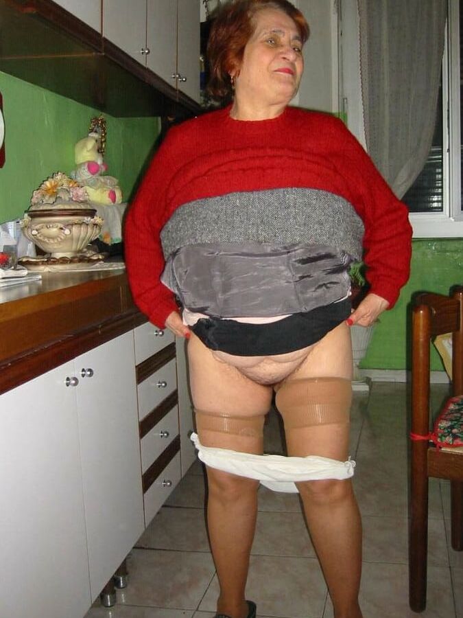 Grannies and matures panties down