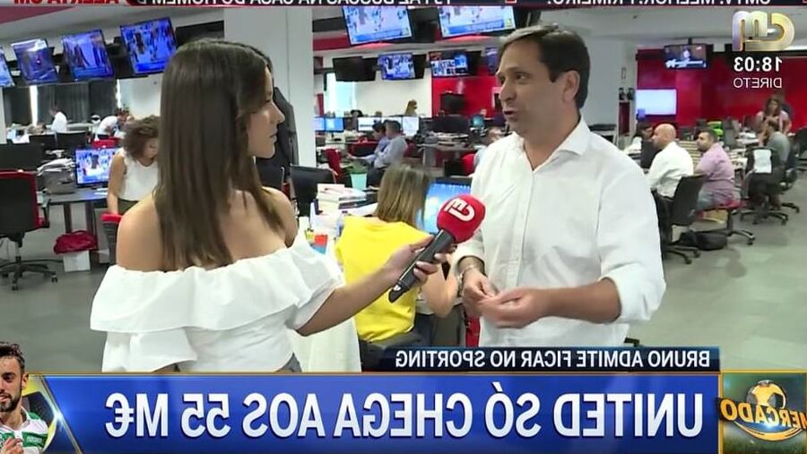 TV reporter Andreia Candeias