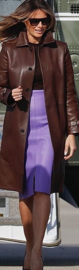 Brown Leather Coat - by RedBull