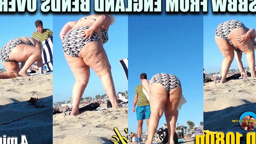 SSBBW FROM ENGLAND BENDS OVER (FULL MOON)