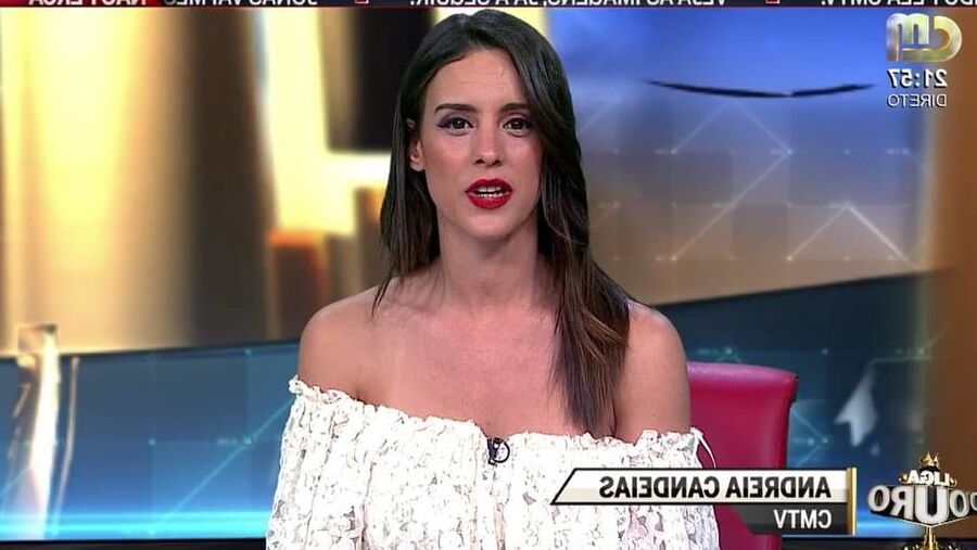 TV reporter Andreia Candeias