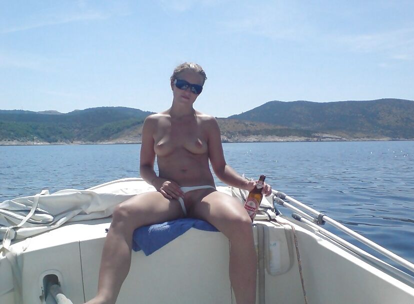 Mom on vacation in Croatia