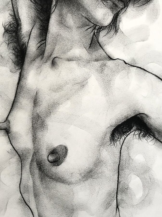 Pits in black and white-stylish pics