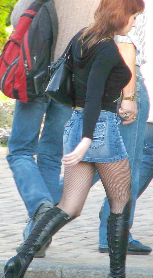 pantyhose and boots