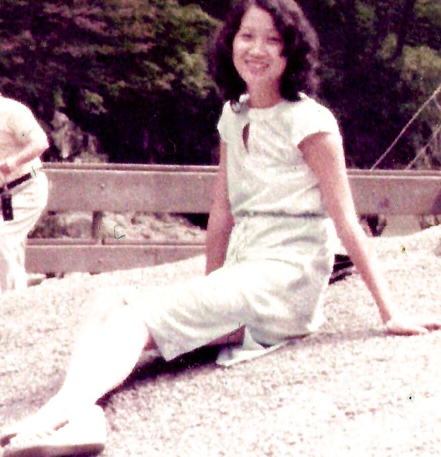 Timid Little Chinese Wifey in Pantyhose