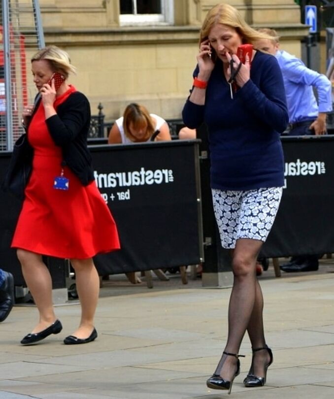 pantyhose in the street