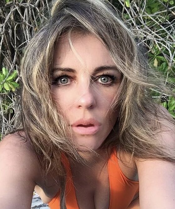 Todays Wank Target ...Elizabeth Hurley Makes Me Cum Again