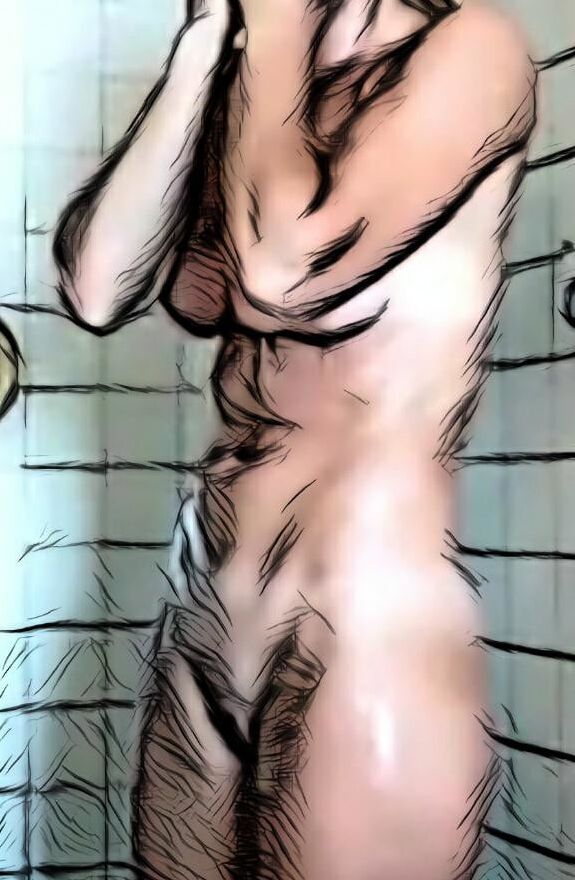 Wife showering
