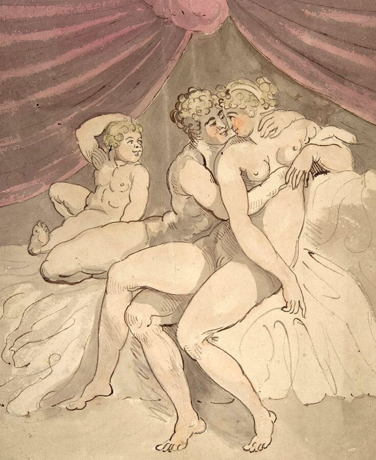 Erotic drawings by Thomas Rowlandson -