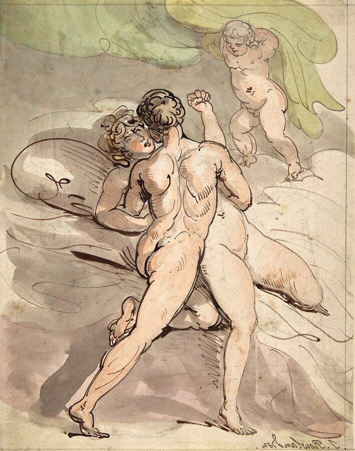 Erotic drawings by Thomas Rowlandson -