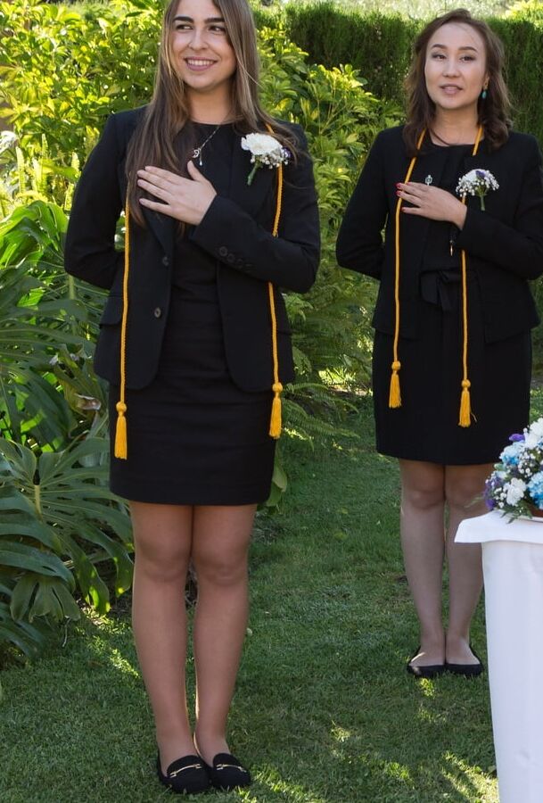 Spanish Graduation Girls in Pantyhose Part