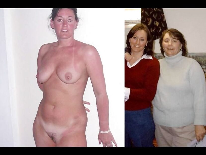 Wife clothed and nude