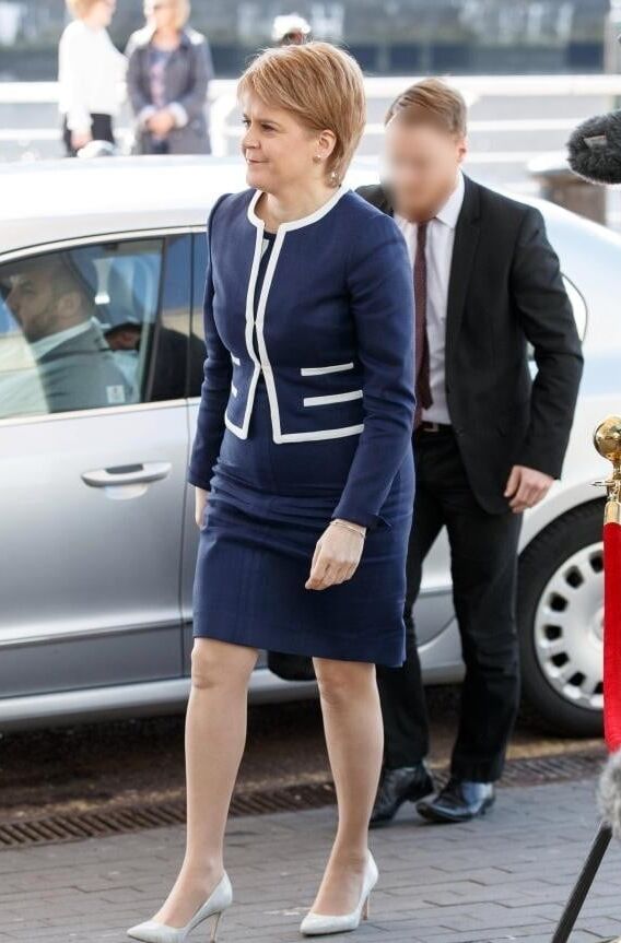 Nicola Sturgeon - Scotland&;s First Minister in Pantyhose