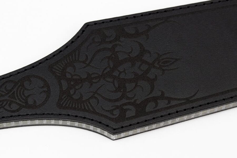 Hard Leather Paddle. The Glass Midrib