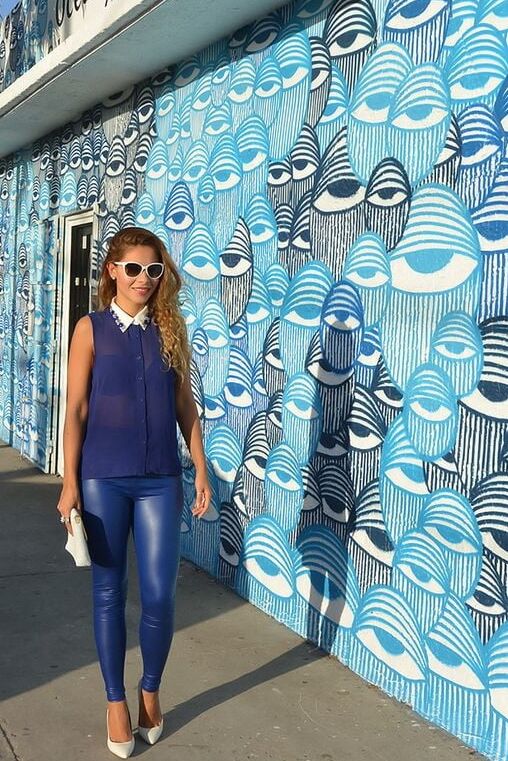 Blue Leather Pants - by Redbull