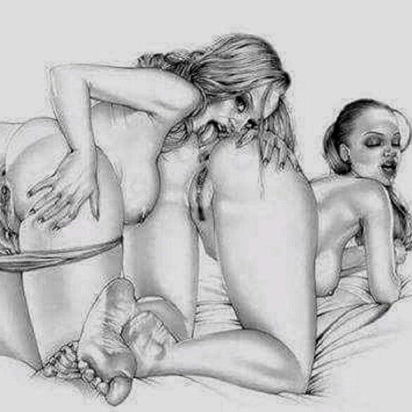 Drawings Lesbians
