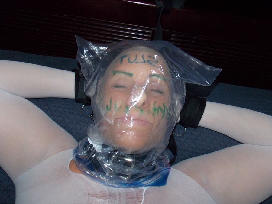 White Pantyhose Encased Pig
