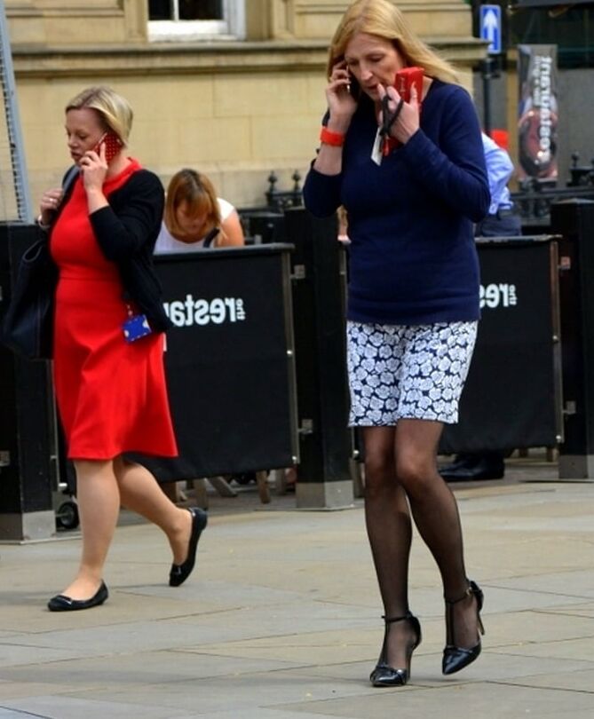 pantyhose in the street