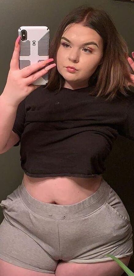 Thick sexy white bbw pear curvy Jay