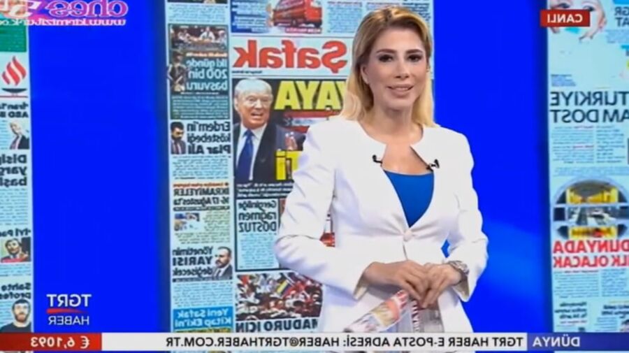 Turkish Anchorwoman Ela Rumeysa Cebeci