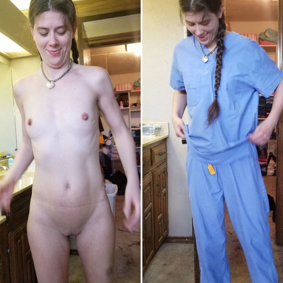 Wife clothed and nude