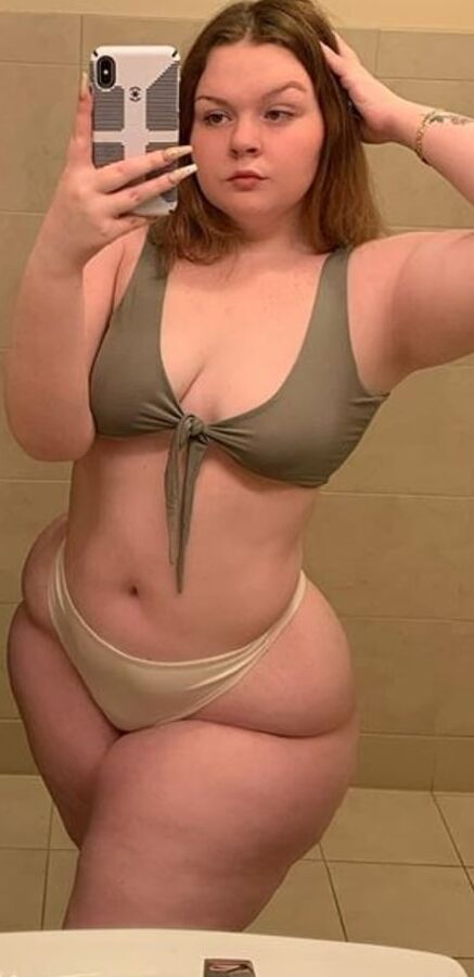 Thick sexy white bbw pear curvy Jay
