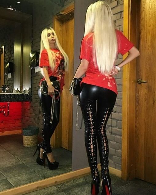 Black Leather Pants - by Redbull
