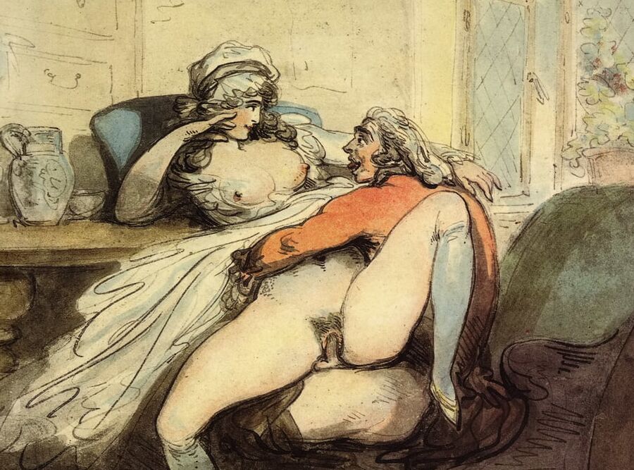 Erotic drawings by Thomas Rowlandson -