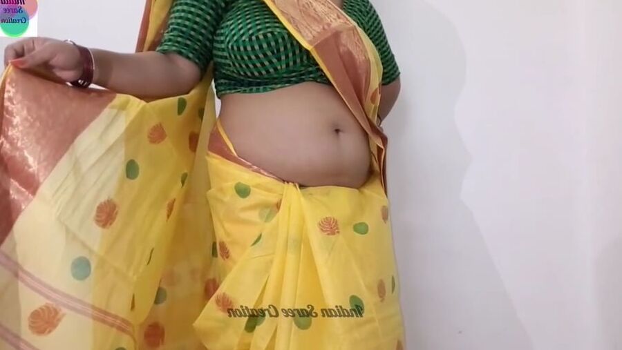 Saree navel