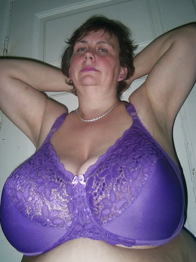 Tits in bra MILF and Mature