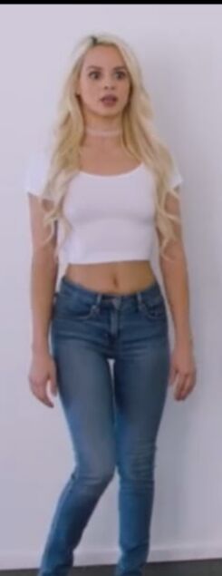 Elsa Jean in her sexy Levis getting fucked