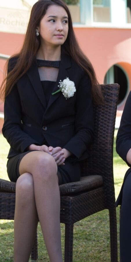 Spanish Graduation Girls in Pantyhose Part