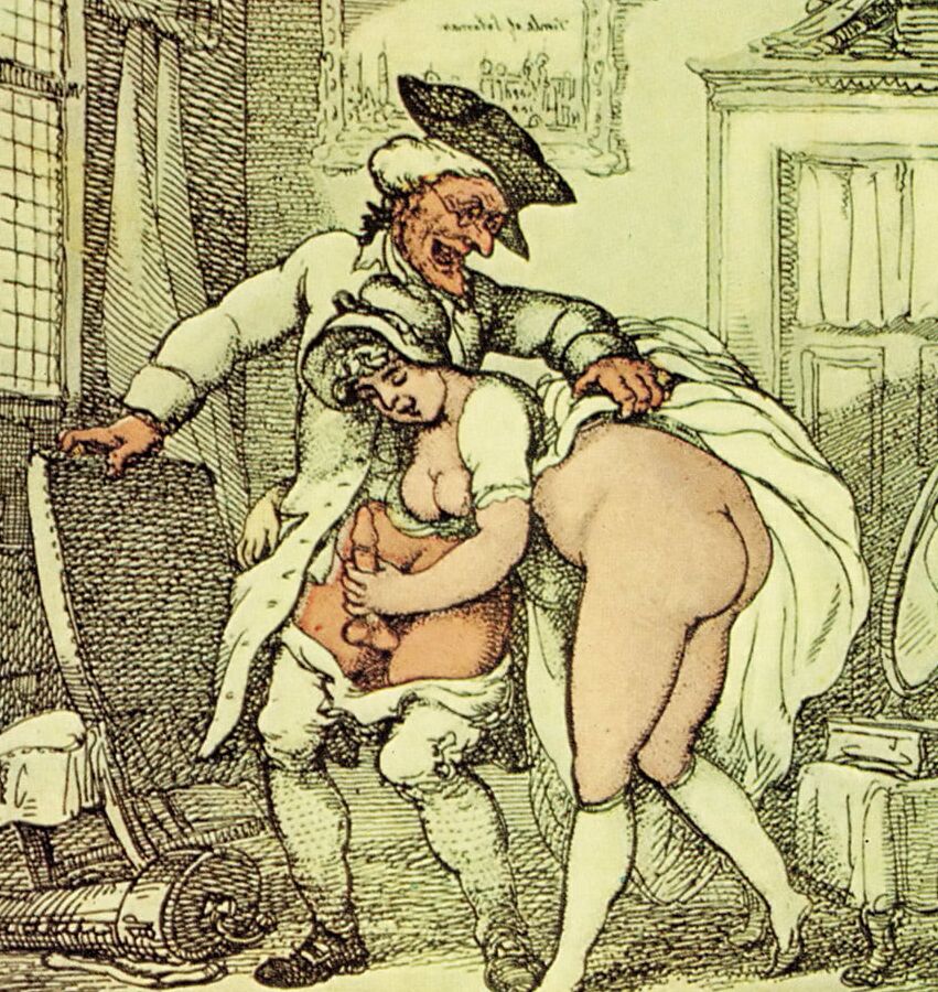 Erotic drawings by Thomas Rowlandson -