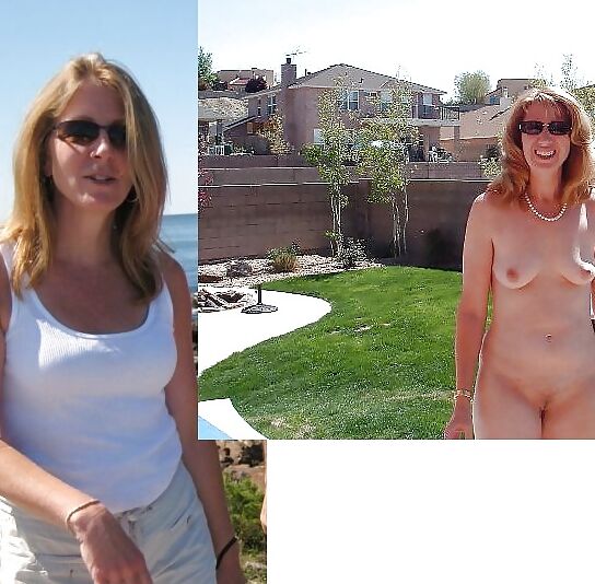 Wife clothed and nude