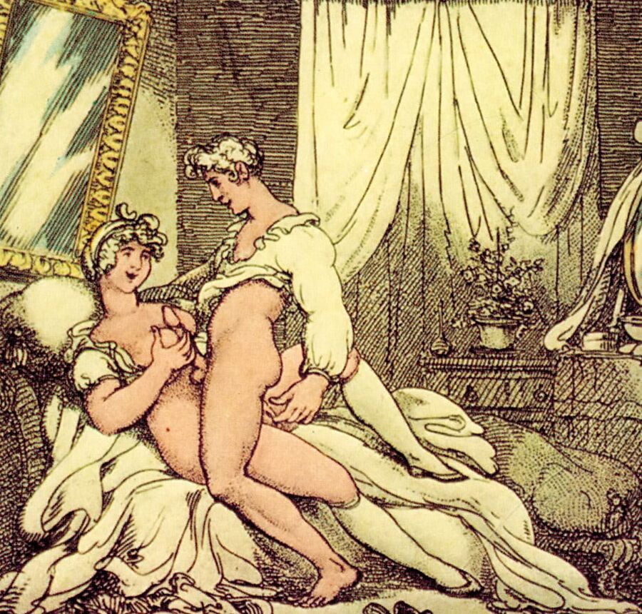 Erotic drawings by Thomas Rowlandson -