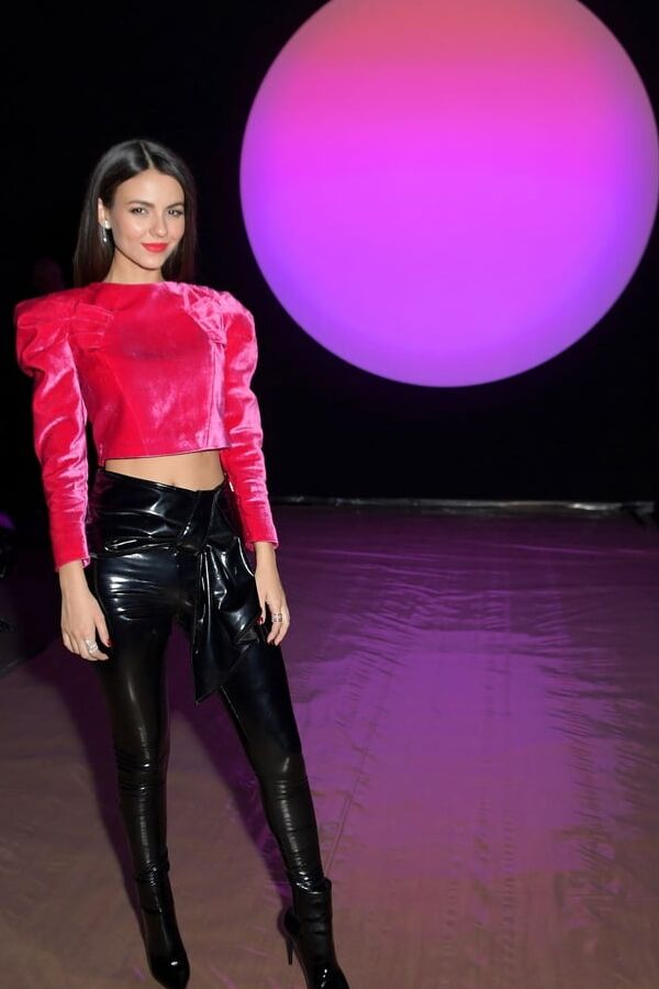 Victoria Justice in PVC