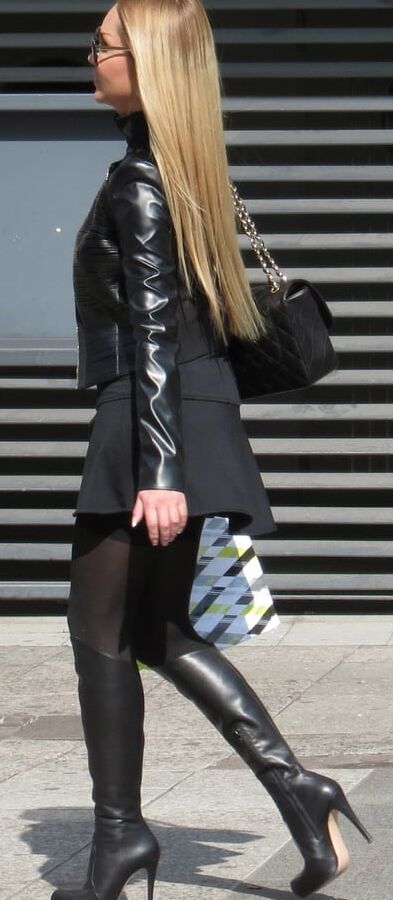 Street Pantyhose - Clueless Euro Bitches on the Streets