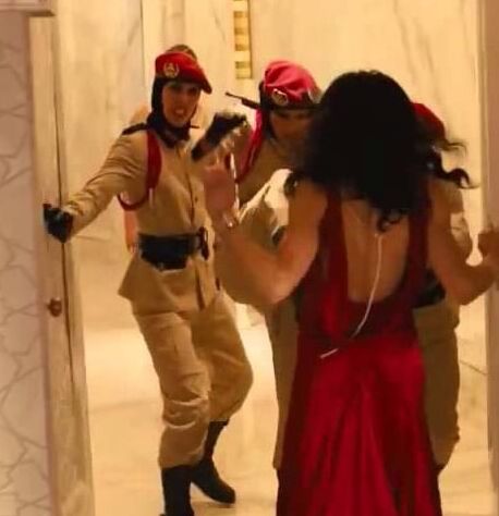 Brunette Humiliates Villainess And Her Henchwomen