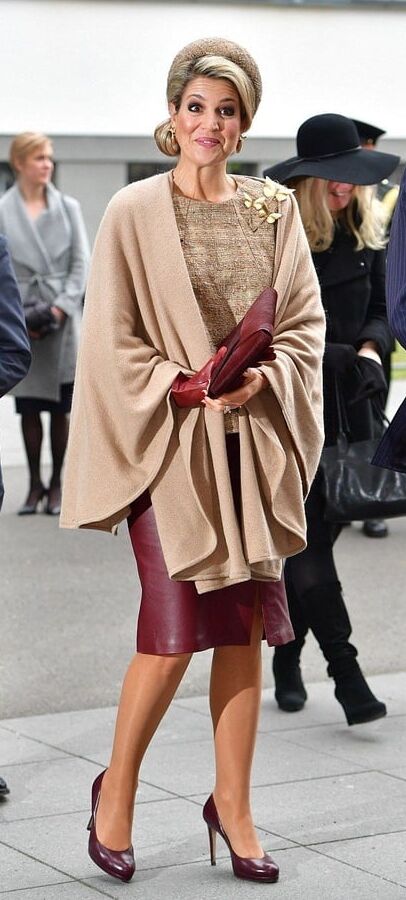 Female Celebrity Boots &amp; Leather - Queen Maxima