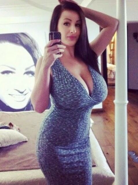 Tight dress big tits