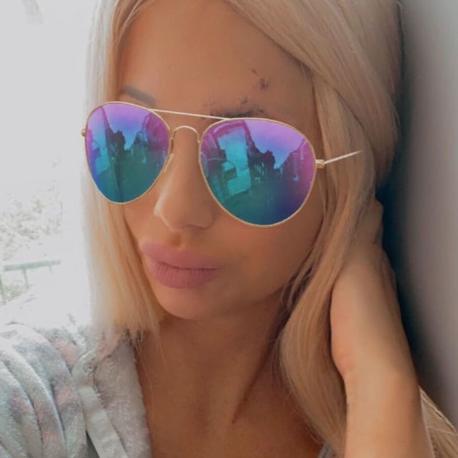 Dutch barbie girl with huge boobs