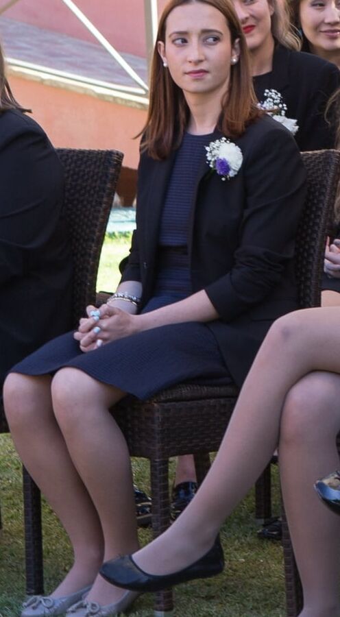 Spanish Graduation Girls in Pantyhose Part
