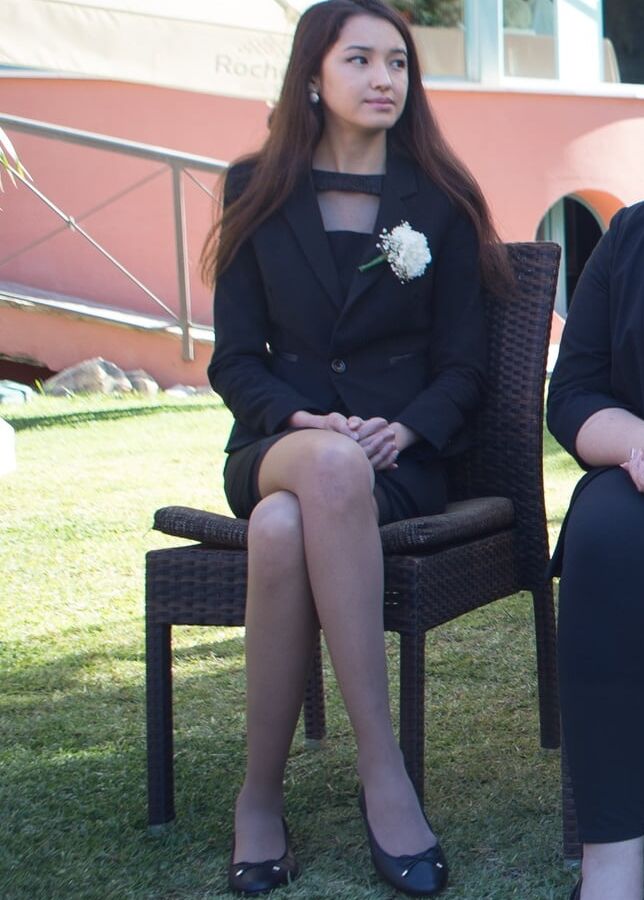 Spanish Graduation Girls in Pantyhose Part